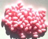 100 9x6mm Acrylic Opaque Light Pink Ovals
